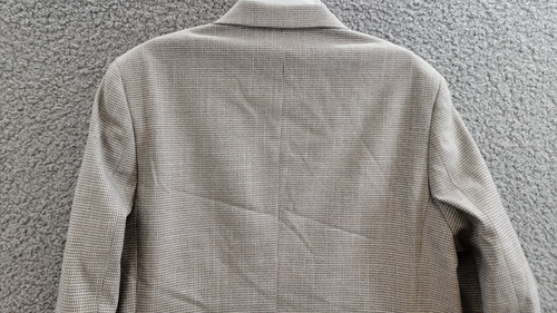 B By Brooks Brothers Classic Stretch Suit Jacket Big Boys 18R Brown/Cream L/S - Picture 15 of 18