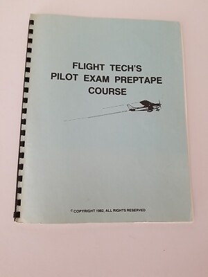 Tech Pilot Test Vintage Flight Tech Pilot Exam Preptape Course. 1982 | eBay