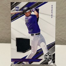 2022 Panini Chronicles Limited Swatches Red Colton Welker #LS-CW Rockies