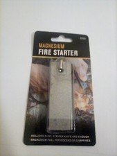 MAGNESIUM FIRE STARTER EMERGENCY FLINT SURVIVAL CAMPING FREE SHIPPING