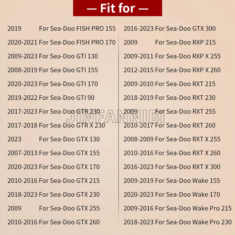 Kit de reconstrucción de bomba de chorro sello de cojinete + eje para Sea-Doo GTI 90 130 155 170 267000900 Foto 4 de 4