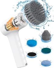 Cordless shower scrubber electric cleaning brush car wash kitchen sink bathroom