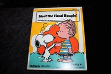 Vintage Playskool Wood Wooden Peanuts Snoopy Meet the Head Beagle Puzzle 230-15