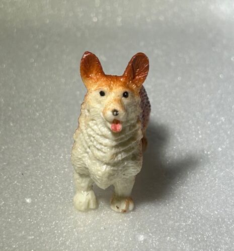 Corgi de perro de juguete vintage Safari Ltd. miniatura de 1,5" - Imagen 2 de 8