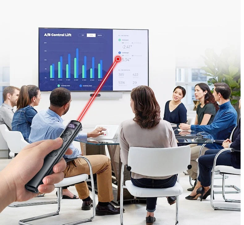 Puntatore Presenter Wireless per Presentazione Powerpoint Telecomando Computer - Immagine 4 di 4