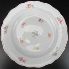 Original Meissen Porzellan Teller Streublumen Handgemalt 1. Wahl 25cm RAR