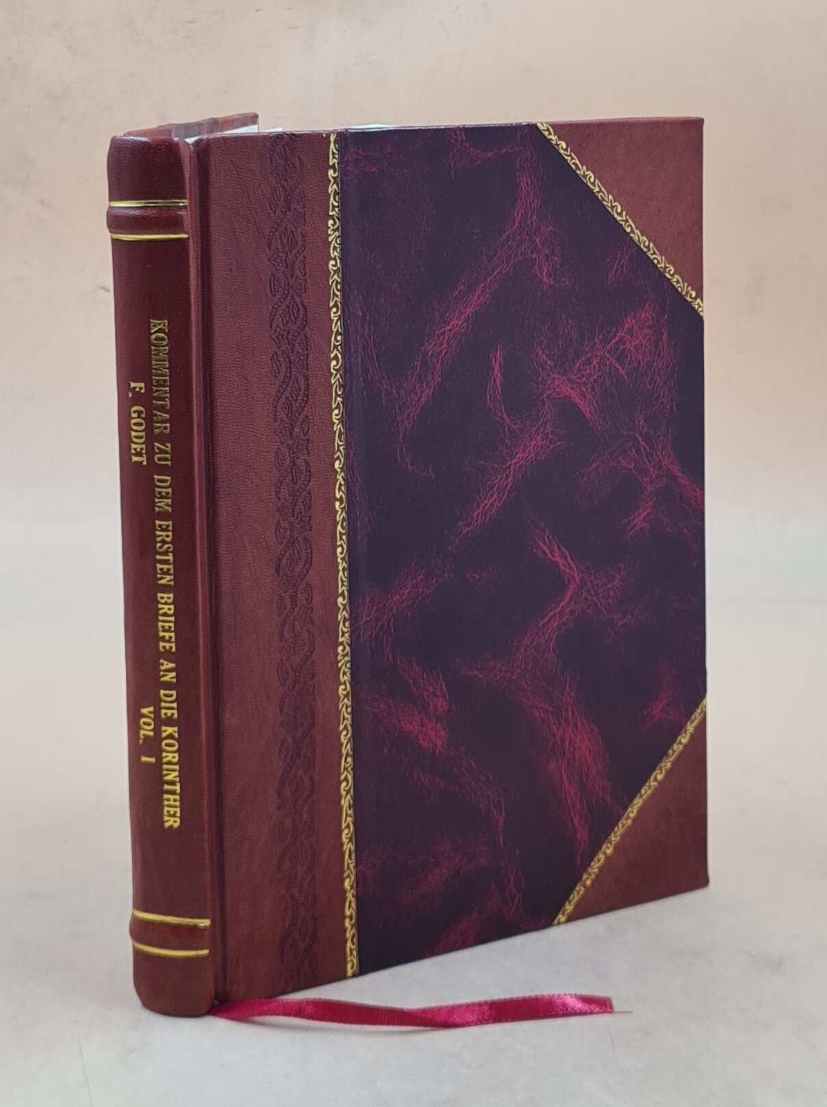 Commentary on the First Letter to the Corinthians Leather Bound 1886 Edition Volume 1