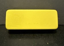 Trina Turk Canary Yellow Lemon Lime Eyeglasses Storage Case