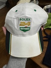 rolex daytona #24 white adjustable baseball cap