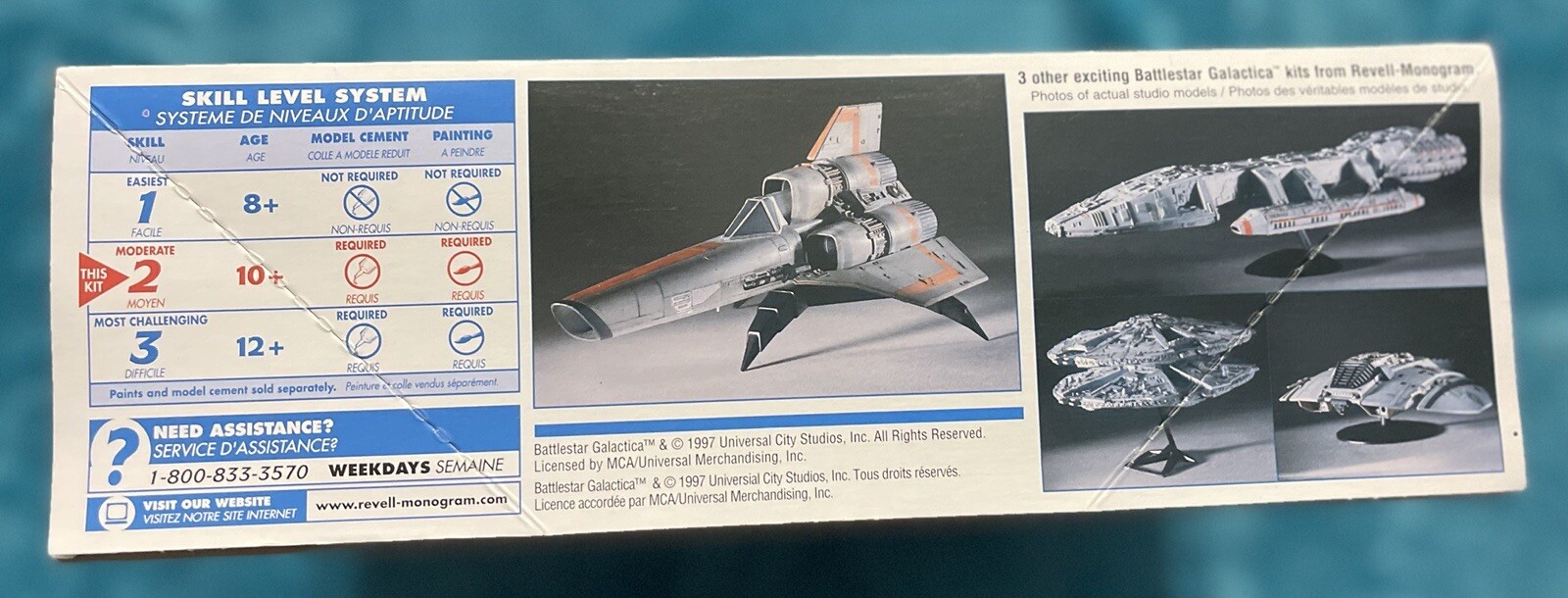 Battlestar Galactica Colonial Viper Revell 85-3617 (1997) | eBay
