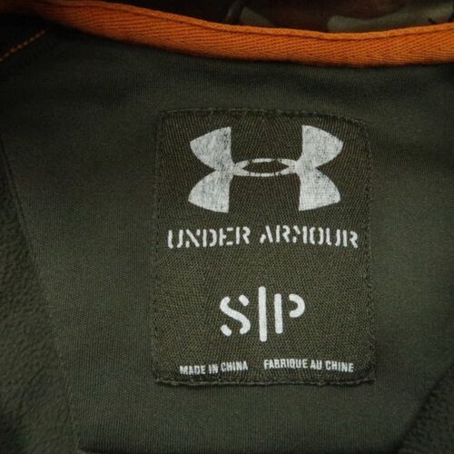 Under Armour Pullover Mens Small Brown Camo Fleece Quarter Zip Scent Control - Picture 3 of 11