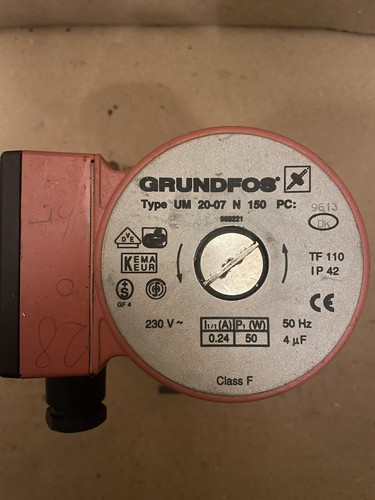 POMPE DE CHAUDIERE circulateur GRUNDFOS UPS 15-50 AO-AC-BC RIELLO