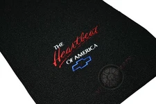 1968-1972 GM A Body 4 Piece Floor Mat Set "Heartbeat of America" Logo Chevelle