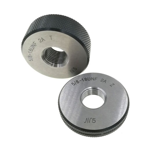Thread Ring Gage 5/8-18 UNF 2A Thread Ring Gauge GO NOGO Inspection Gages - Picture 2 of 5