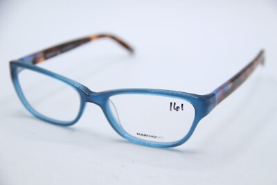 NEW MARCHON NYC MONROE 434 BLUE TORT AUTHENTIC DESIGNER EYEGLASSES 51-16