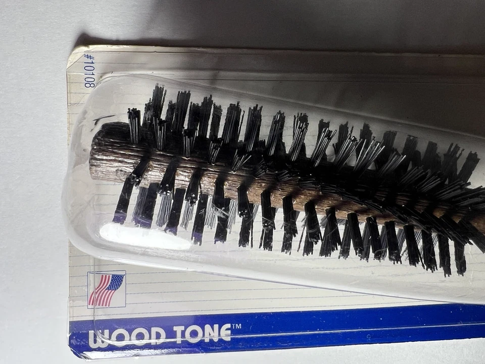 Cepillo de pelo GOODY añade volumen #10108 NUEVO tono madera hecho en EE. UU. 1996 Foto 3 de 4