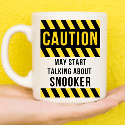 Achtung Snooker Tasse | Snooker Geschenke | Geschenke für Snooker Liebhaber | Geburtstagstasse