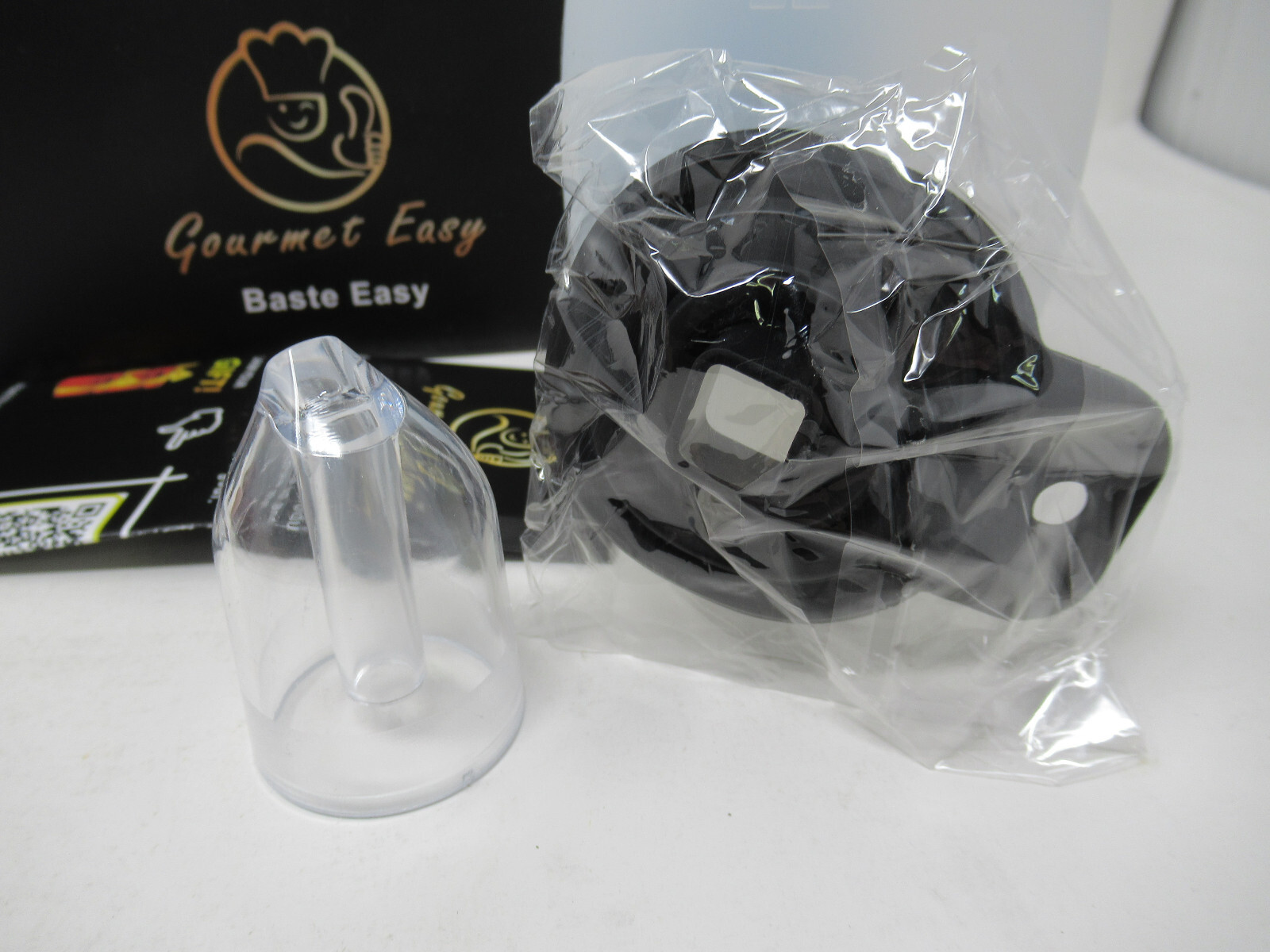 Gourmet Easy BASTE EASY Silicone Barbecue Basting Bottle BBQ Sauce Brush 16 oz