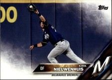 2016 Topps Update #US263 Kirk Nieuwenhuis Milwaukee Brewers