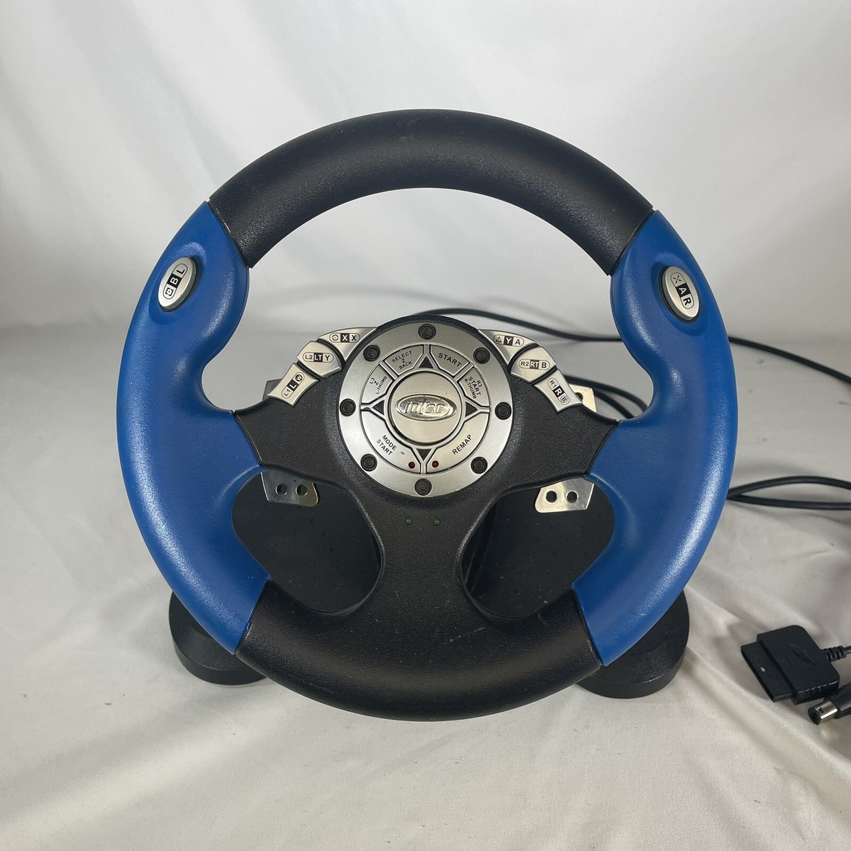 Intec Racing Steering Wheel for Xbox, GameCube, PS1, PS2, Wii, G5285-E,  Used