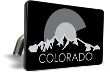 State of Colorado (Design) - Premium Quality Anodized Billet Aluminum Laser E...