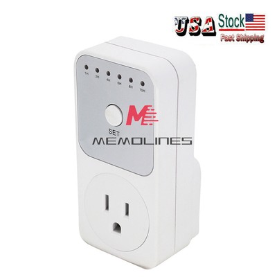 Smart Control Countdown Timer Switch Auto Shut off Outlet Plug-in Socket USA