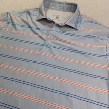 Hickey Freeman Stretch Short Sleeve Golf Polo Shirt Men's Size Medium C7