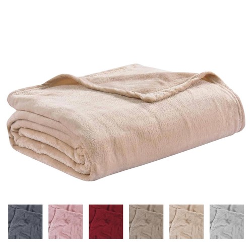 Coperta In Pile 200x220cm Plaid Morbida Calda Invernale Vari Colori GIOSAL - Imagen 17 de 25