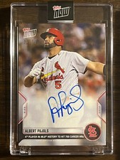 2022 Topps Now #951A Albert Pujols St. Louis Cardinals AUTO AUTOGRAPH 33/99