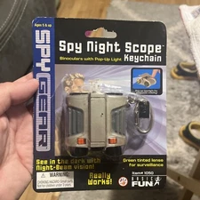 Spy Night Scope Vintage Basic Fun Keychain #1050 Spy Gear 2004