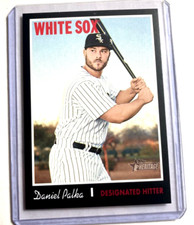 2019 Topps Heritage #180- DANIEL PALKA Black Parallel SP