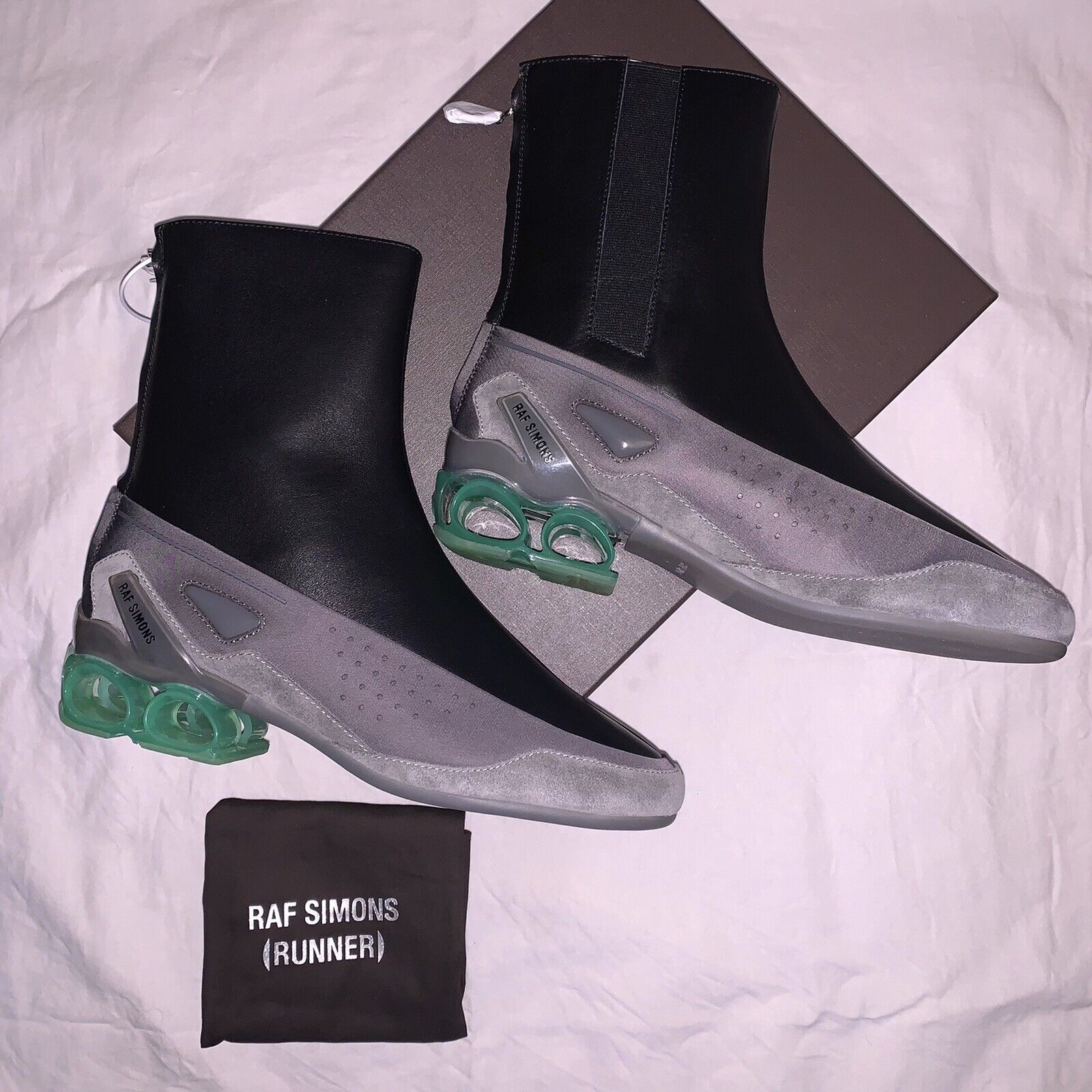 Raf Simons Runner Cycloid-4 Fall/Winter 21 New Deadstock Leather Boots