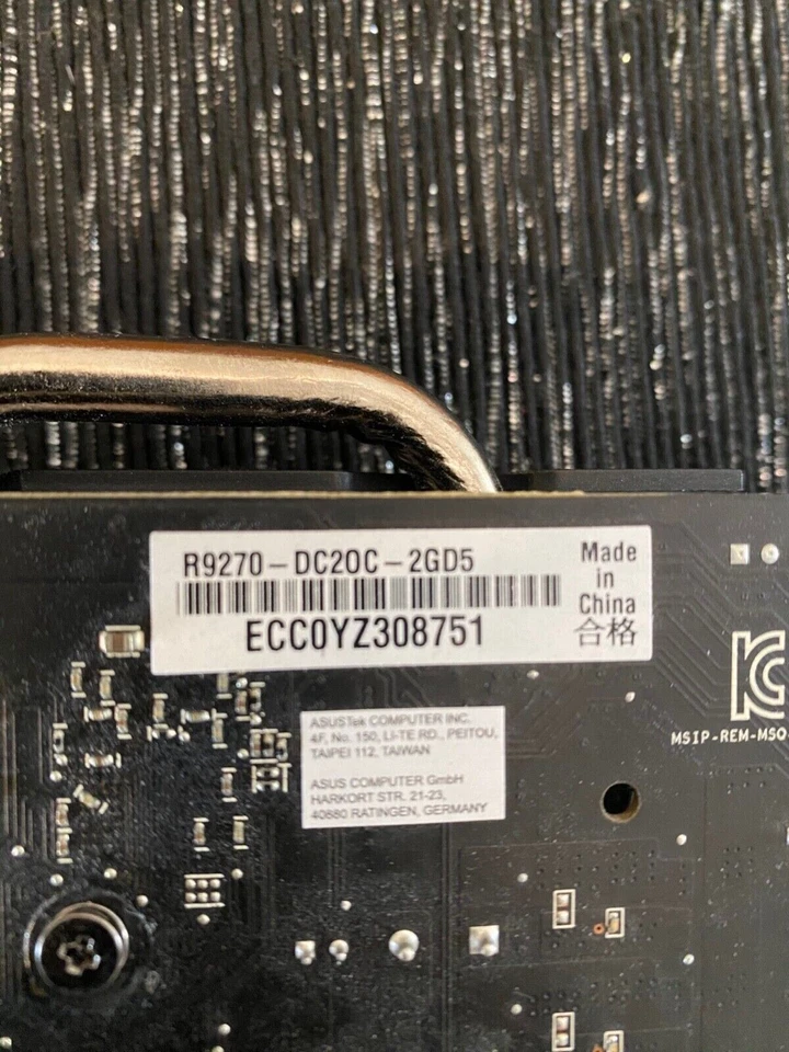 Asus AMD Radeon R9 270 2 GB GDDR5 PCI Express x16 Desktop Video Card -- TESTED!! - Image 3 of 4