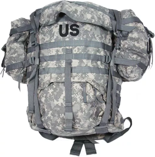 US MILITARY MOLLE Large Rucksack Field Pack Complete Frame Pouches Straps ACU GC