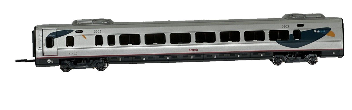 BACHMANN AMTRAK ACELA EXPRESS PASSENGER TRAIN SET HO SCALE