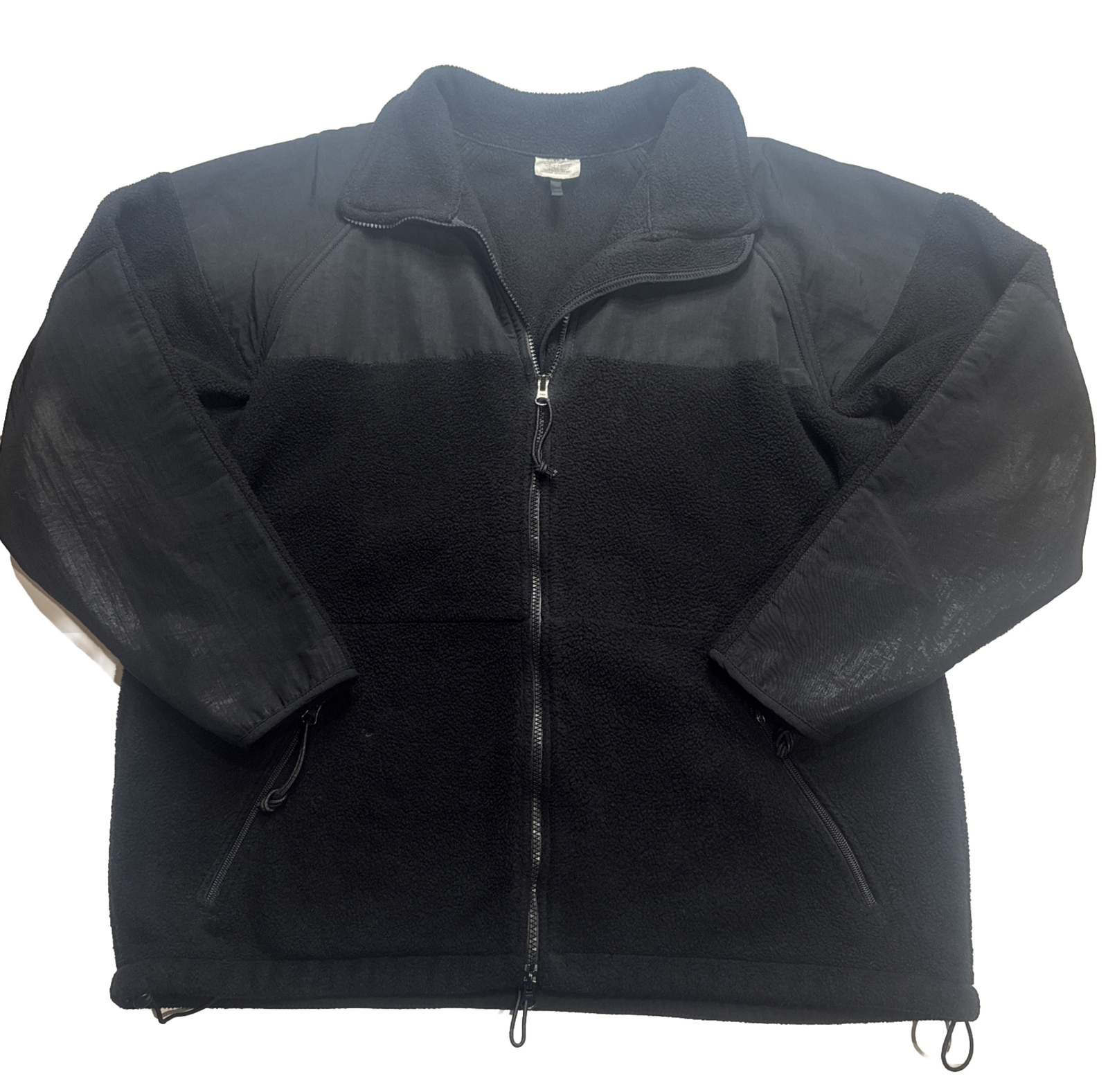 US Military Polartec Black Cold Weather Fleece Jacket Large NSN841501