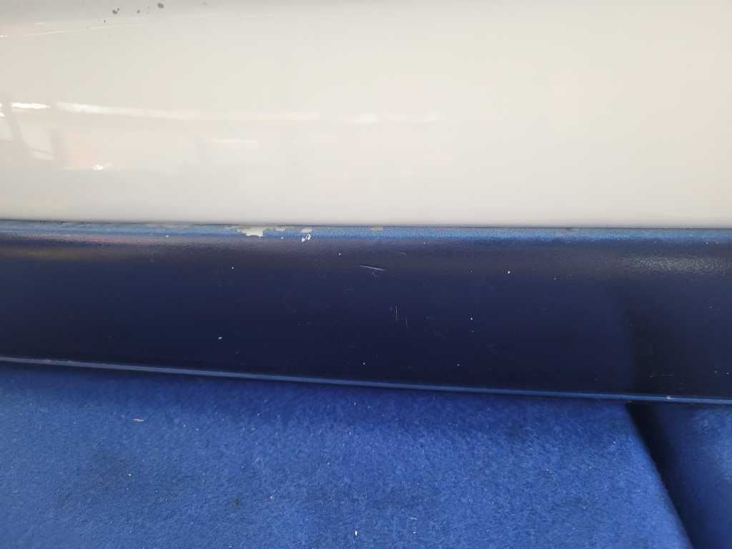 1990 Ford Mustang Mclaren Convertible Rear Bumper Cover Paint White 2603