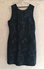 Robe droite bleu marine dos décolleté T38 (2309017)