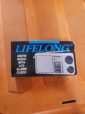Lifelong AM/FM Radio w/ LCD Alarm Clock - NIB