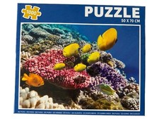 Puzzle 1000 Teile Korallenriff Tropische Fische Unterwasserwelt 50x70cm