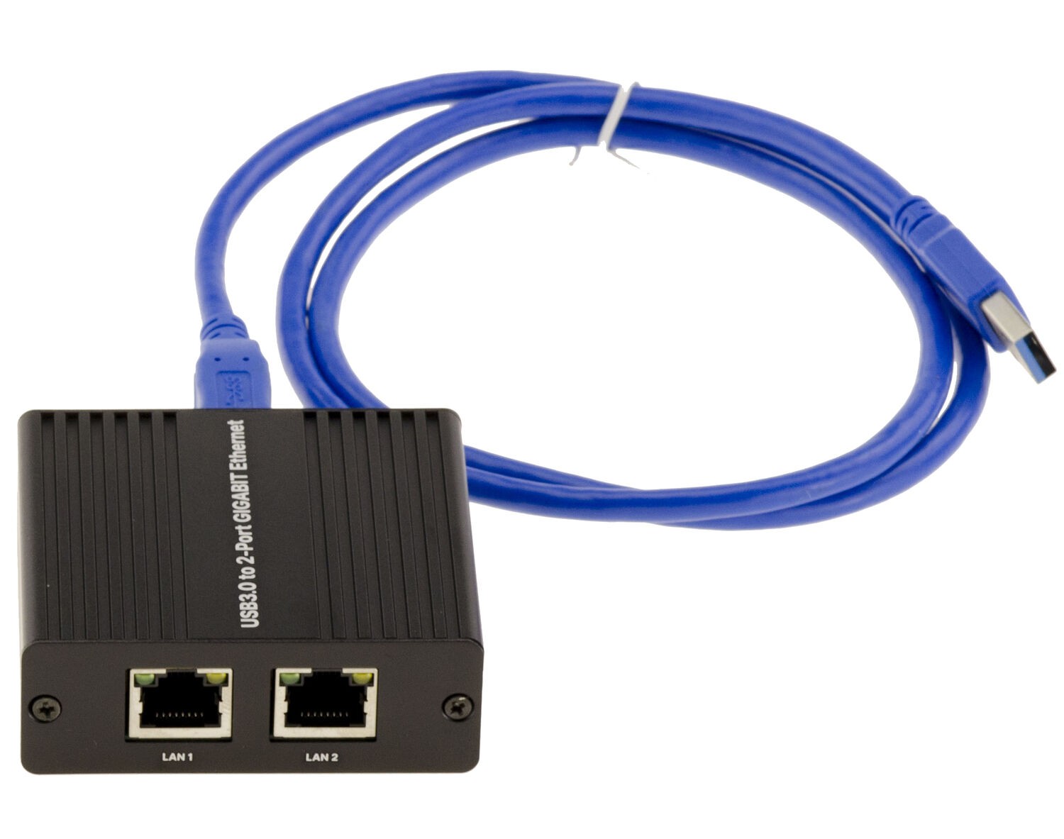 Cordon USB 3.0 2 ports RJ45 stable en aluminium pour le télétravail et streaming sans coupure