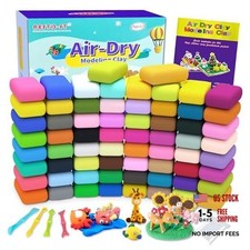 Air Dry Clay Colors, Modeling Clay for Kids, DIY Magic Clay, Molding Clay 66