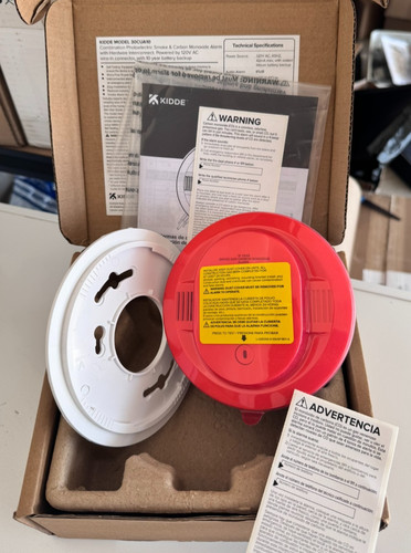 Kidde 30CUA10 Smoke Carbon Monoxide Alarm Hardwired 10-Year Battery NEW Open Box