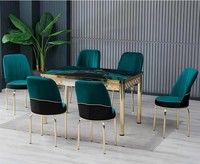 Esszimmer Essgruppen Esstisch StüHle Mehrfarbig Rechteckig Modern
