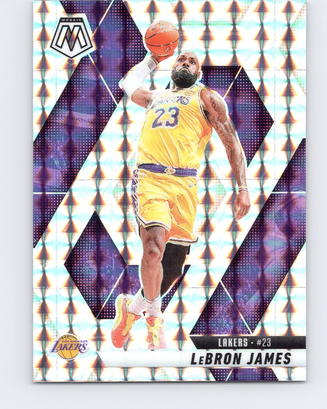 2024-25 Panini Mosaic - LeBron James #180 Silver Prizm