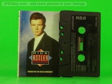 RICK ASTLEY WHENEVER YOU NEED SOMEBODY 130 10 Track Audio Cassette RCA
