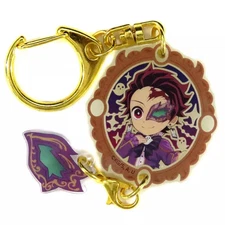 Demon slayer Keychain Tanjiro Kamado ": Kimetsu no Yaiba x Ufotable Cafe