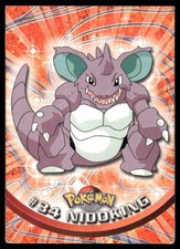 Pokemon Cards Nidoking #34 Topps Trading Cards Series 1 MP *2