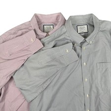 Charles Tyrwhitt Mens Classic Fit Non-Iron Shirt 19/37 Bundle of 2