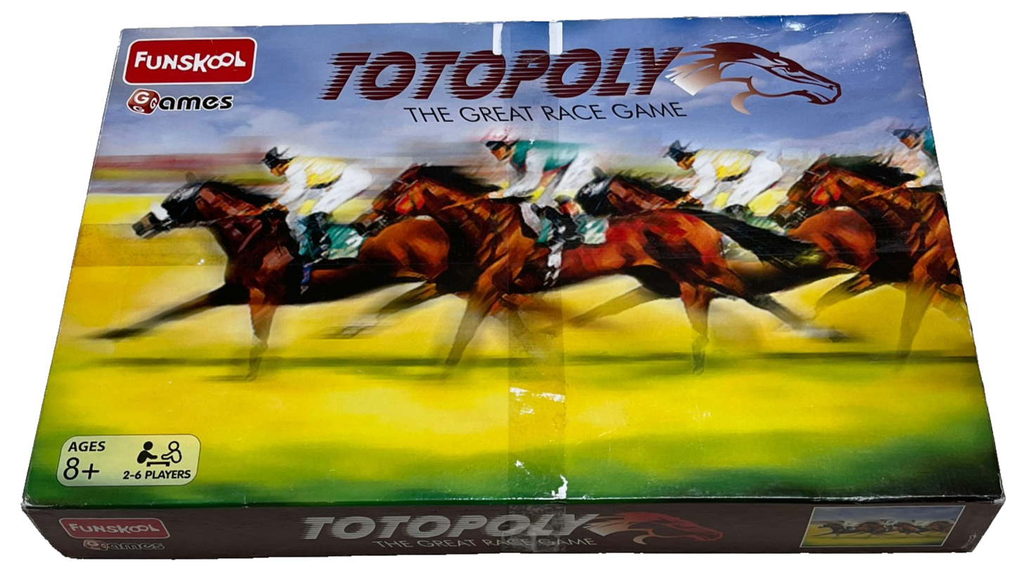 TOTOPOLY : The Great Race Game - 2016 Rare Funskool Edition - Contents In Vgc